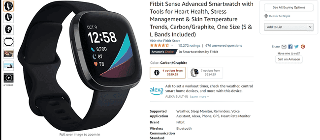 Amazon Product Page AmazonProductPage