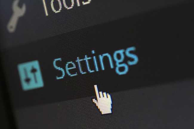 Configure Settings ConfigureSettings