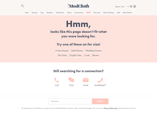 Creative Error Page CreativeErrorPage