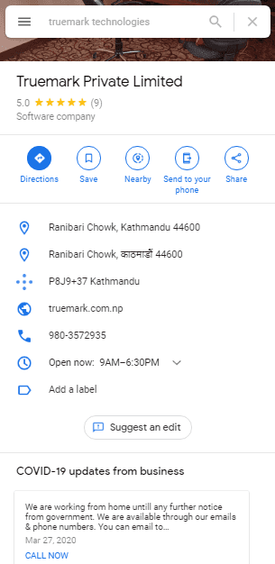 Google My Business GoogleMyBusiness